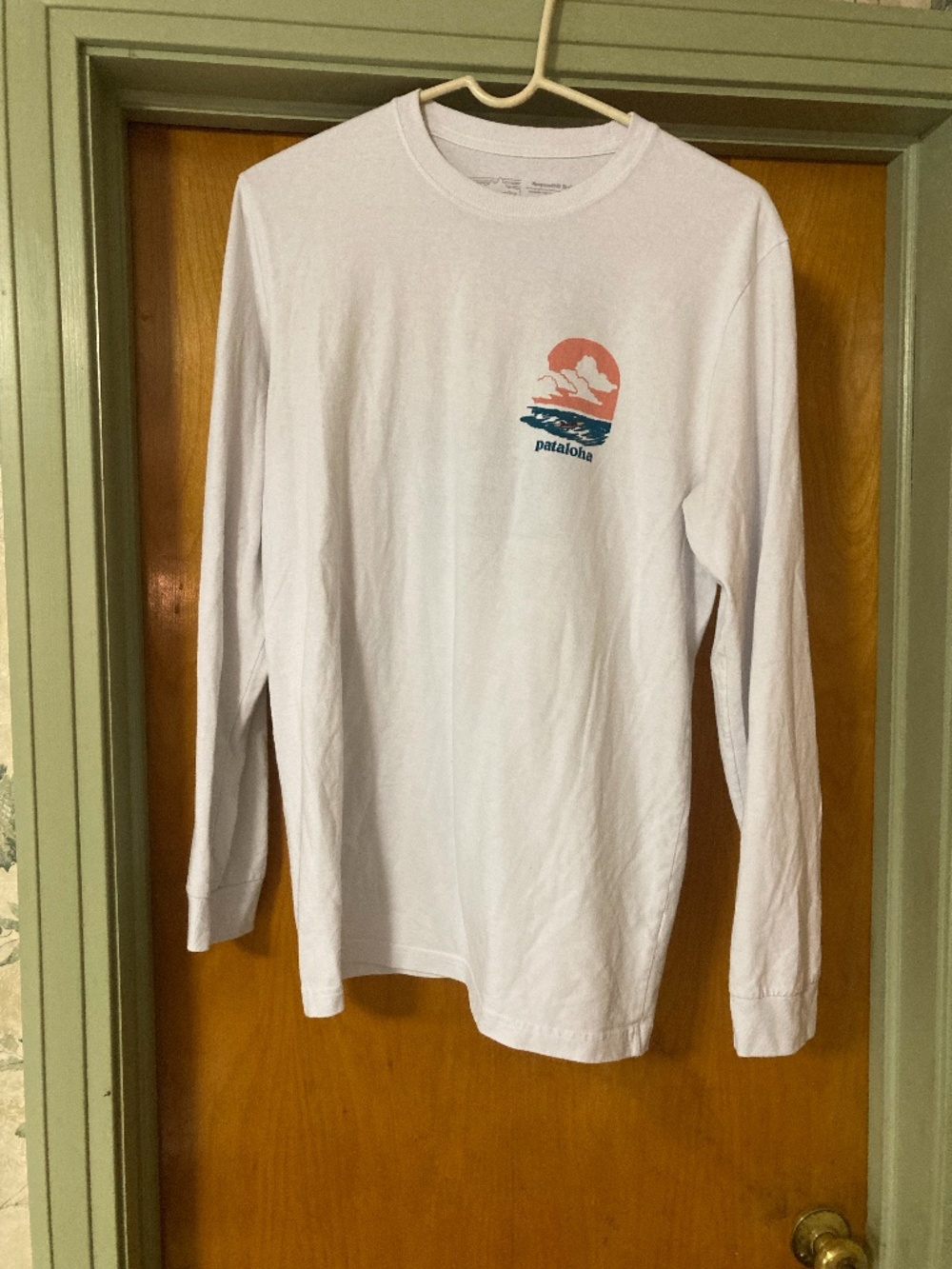 Patagonia Honolulu Pataloha Long Sleeve Responsibili-tee Small Regular Fit